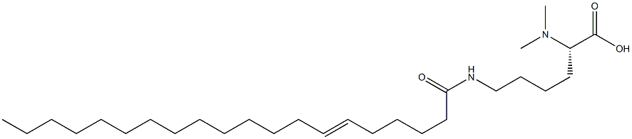 N6-(6-Icosenoyl)-N2,N2-dimethyllysine 구조식 이미지