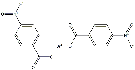 Bis(4-nitrobenzoic acid)strontium salt 구조식 이미지