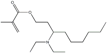 Methacrylic acid 3-(diethylamino)nonyl ester 구조식 이미지