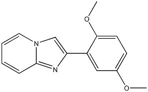 2-(2,5-Dimethoxyphenyl)imidazo[1,2-a]pyridine 구조식 이미지