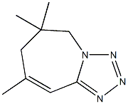 6,7-Dihydro-5,7,7-trimethyl-8H-1,2,3,8a-tetraazaazulene Structure