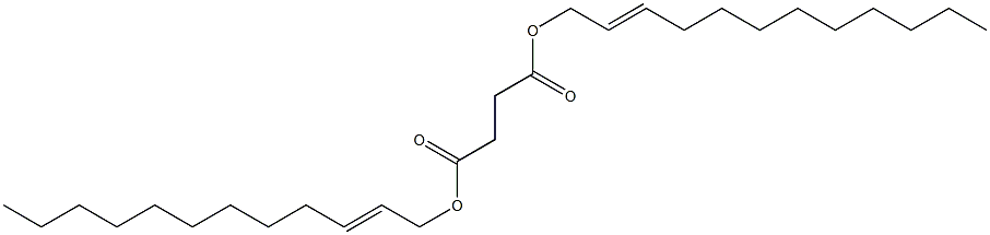 Succinic acid di(2-dodecenyl) ester Structure