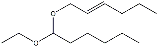 Hexanal ethyl[(E)-2-hexenyl]acetal 구조식 이미지