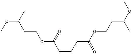 Pentanedioic acid bis(3-methoxybutyl) ester Structure