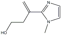 1-Methyl-2-(1-methylene-3-hydroxypropyl)-1H-imidazole 구조식 이미지
