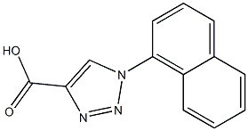 1-(1-Naphtyl)-1H-1,2,3-triazole-4-carboxylic acid 구조식 이미지