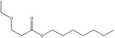 3-Ethoxypropionic acid heptyl ester 구조식 이미지