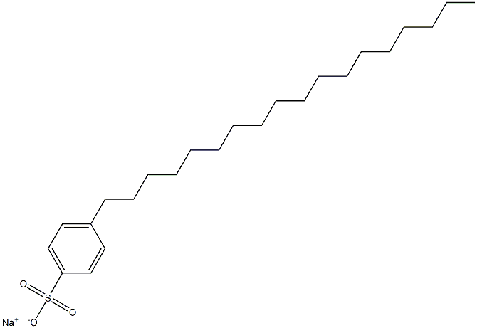 4-Octadecylbenzenesulfonic acid sodium salt Structure