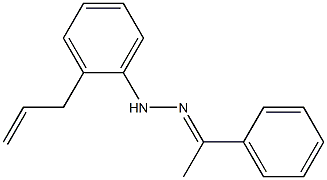 (E)-Acetophenone (2-allylphenyl)hydrazone 구조식 이미지