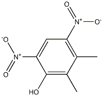 2,4-Dinitro-5,6-dimethylphenol Structure