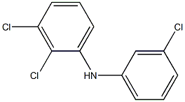 2,3-Dichlorophenyl 3-chlorophenylamine 구조식 이미지
