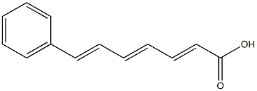 7-Phenyl-2,4,6-heptatrienoic acid Structure
