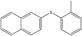 2-((2-Methylphenyl)thio)naphthalene 구조식 이미지