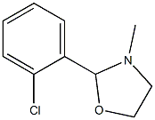 2-(o-Chlorophenyl)-3-methyloxazolidine 구조식 이미지