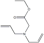 (Diallylamino)acetic acid ethyl ester 구조식 이미지