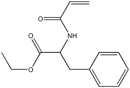 2-(Acryloylamino)-3-phenylpropanoic acid ethyl ester 구조식 이미지