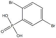 2,5-Dibromophenylphosphonic acid Structure