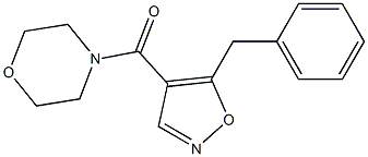 4-(Morpholinocarbonyl)-5-benzylisoxazole Structure