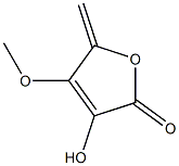 3-Hydroxy-4-methoxy-5-methylenefuran-2(5H)-one Structure