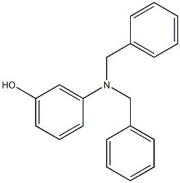 m-(Dibenzylamino)phenol 구조식 이미지