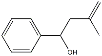 1-Phenyl-3-methyl-3-buten-1-ol Structure