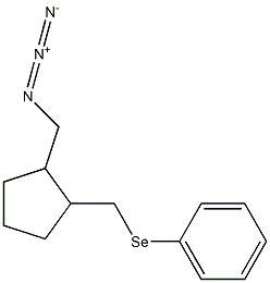1-(Azidomethyl)-2-phenylselenomethylcyclopentane 구조식 이미지