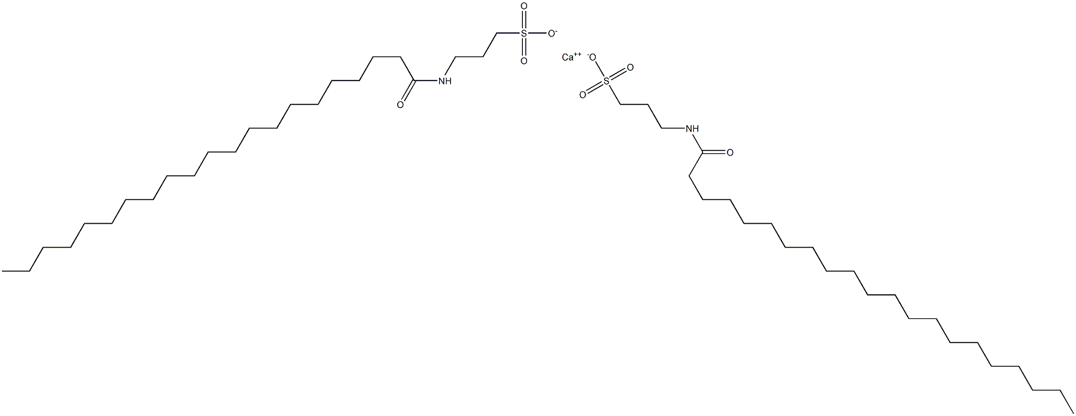 Bis[3-[(1-oxohenicosyl)amino]-1-propanesulfonic acid]calcium salt Structure