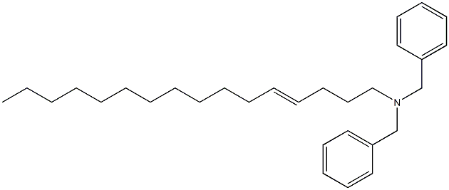 (4-Hexadecenyl)dibenzylamine 구조식 이미지