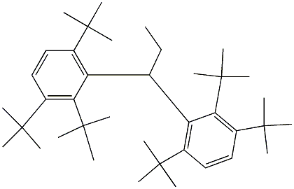 1,1-Bis(2,3,6-tri-tert-butylphenyl)propane 구조식 이미지