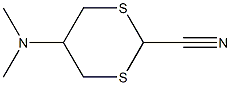 5-(Dimethylamino)-1,3-dithiane-2-carbonitrile 구조식 이미지