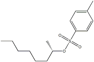 (+)-p-Toluenesulfonic acid (S)-1-methylheptyl ester 구조식 이미지