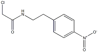 2-Chloro-N-[2-(4-nitrophenyl)ethyl]acetamide 구조식 이미지