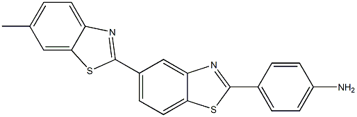 2-[2-(4-Aminophenyl)benzothiazol-5-yl]-6-methylbenzothiazole Structure