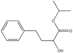 2-Hydroxy-4-phenylbutanoic acid isopropyl ester Structure