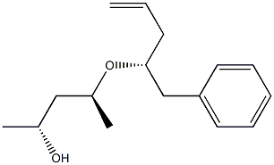 (1R,3S)-3-[[(1R)-1-Benzyl-3-butenyl]oxy]-1,3-dimethyl-1-propanol Structure