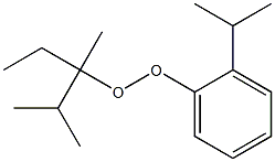 2-Isopropylphenyl 1,2-dimethyl-1-ethylpropyl peroxide 구조식 이미지