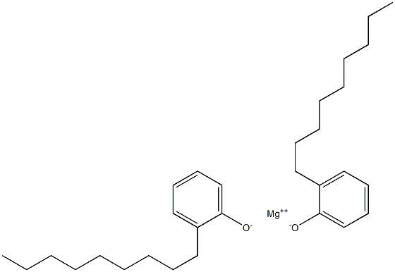 Magnesium bis(2-nonylphenolate) 구조식 이미지