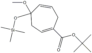 4-Methoxy-4-(trimethylsilyloxy)-1,5-cycloheptadiene-1-carboxylic acid tert-butyl ester 구조식 이미지