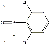 2,6-Dichlorophenylphosphonic acid dipotassium salt Structure