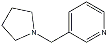 1-(3-Pyridinylmethyl)pyrrolidine Structure