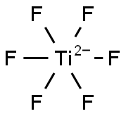 Hexafluorotitanate (IV) Structure
