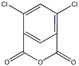 4,6-Dichloroisophthalic anhydride 구조식 이미지