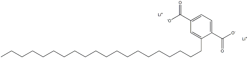 2-Icosylterephthalic acid dilithium salt 구조식 이미지