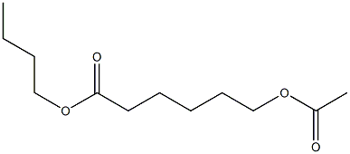 6-Acetoxyhexanoic acid butyl ester 구조식 이미지