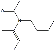 N-[(2-2H)-2-Butenyl]-N-butylacetamide 구조식 이미지