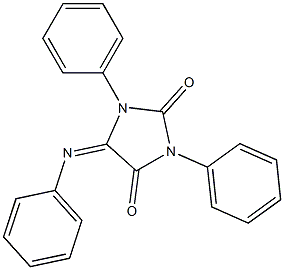 5-Phenylimino-1,3-diphenyl-3,5-dihydro-1H-imidazole-2,4-dione 구조식 이미지