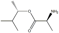 (S)-2-Aminopropanoic acid (S)-1,2-dimethylpropyl ester Structure
