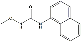 1-Methoxy-3-(1-naphtyl)urea 구조식 이미지