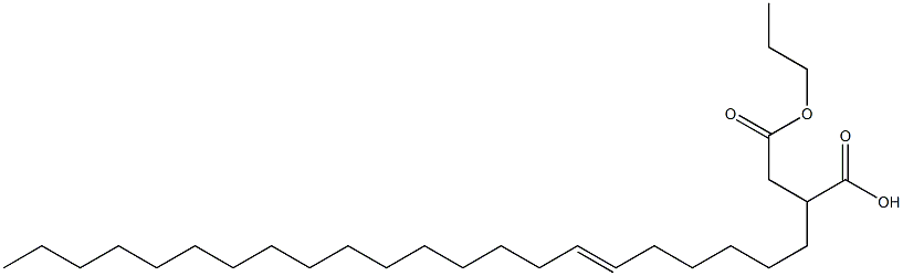 2-(6-Docosenyl)succinic acid 1-hydrogen 4-propyl ester 구조식 이미지