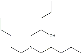 1-Dipentylamino-2-pentanol Structure